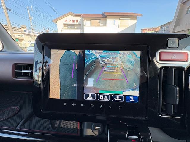 スペーシアカスタム ハイブリッドXSターボ 全方向モニター付き メモリーナビスズキコネクト 純正メモリーナビ フルセグTV 全方向カメラ ETC2.0ナビ連動 駐車監視モード付前後カメラドライブレコーダー 衝突軽減ブレーキ レーンキープアシスト(25枚目)