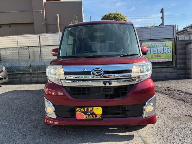 タント カスタムX SA 社外メモリーナビ ワンセグTV バックカメラ ブルーツゥース対応ナビ ETC車載器 オートライト 左パワースライドドア アイドリングストップ 横滑り防止装置 衝突軽減ブレーキ オート電格ミラー(2枚目)