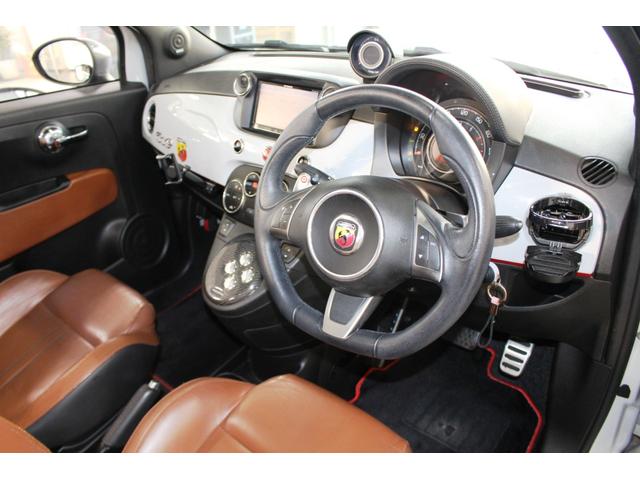 アバルト５００Ｃ ベースグレード☆エッセエッセＫＯＮＩキット装着車☆Ｔベルト・　テンショナー・ウォーターポンプ・ＬＬＣ交換済（Ｒ５／１０－７９５５０ｋｍ時記録簿有）レコードモンツァマフラー☆茶革スポーツシート☆ナビ・ＴＶ・バックモニター・ＥＴＣ・ドラレコ・リモコンキー☆検Ｒ８／７（31枚目）