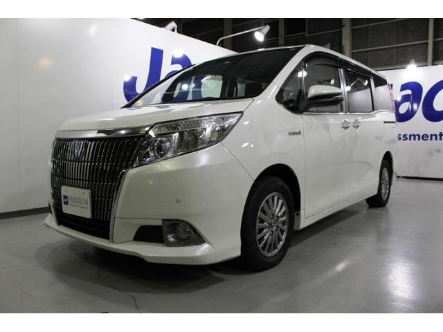 エスクァイア ハイブリッドＸｉ７人乗★ユーザー買取１オーナー禁煙車★　★左パワースライド／右イージークロージャードア★純ＯＰＳＤナビＴＶバックモニター（ＮＳＺＮ－Ｗ６４Ｔ）ＥＴＣ★純ＯＰコーナーセンサー★快適温熱シート（前席）★ＬＥＤヘッド／オートライト／Ｆフォグライト（3枚目）