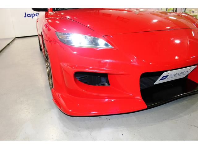ＲＸ－８ トゥルーレッドスタイルＶｅｉｌｓｉｄｅフロントエアロ★専用色　☆禁煙車☆ＡＤＶＡＮＲａｃｉｎｇＲＳＩＩＩ１８ＡＷ＆ＢＬＩＴＺフルタップ車高調★Ｄｅｆｉ３連メーター★カロッツェリアメモリナビ／フルセグＴＶ／ＤＶＤ／ＢＴ前後ドラレコ／ＥＴＣ★カード型アドバンストキー（10枚目）