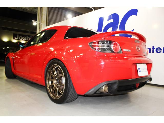 ＲＸ－８ トゥルーレッドスタイルＶｅｉｌｓｉｄｅフロントエアロ★専用色　☆禁煙車☆ＡＤＶＡＮＲａｃｉｎｇＲＳＩＩＩ１８ＡＷ＆ＢＬＩＴＺフルタップ車高調★Ｄｅｆｉ３連メーター★カロッツェリアメモリナビ／フルセグＴＶ／ＤＶＤ／ＢＴ前後ドラレコ／ＥＴＣ★カード型アドバンストキー（46枚目）