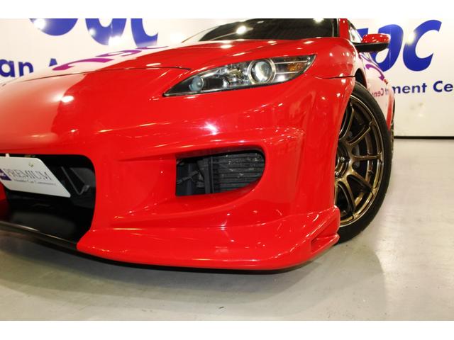ＲＸ－８ トゥルーレッドスタイルＶｅｉｌｓｉｄｅフロントエアロ★専用色　☆禁煙車☆ＡＤＶＡＮＲａｃｉｎｇＲＳＩＩＩ１８ＡＷ＆ＢＬＩＴＺフルタップ車高調★Ｄｅｆｉ３連メーター★カロッツェリアメモリナビ／フルセグＴＶ／ＤＶＤ／ＢＴ前後ドラレコ／ＥＴＣ★カード型アドバンストキー（52枚目）