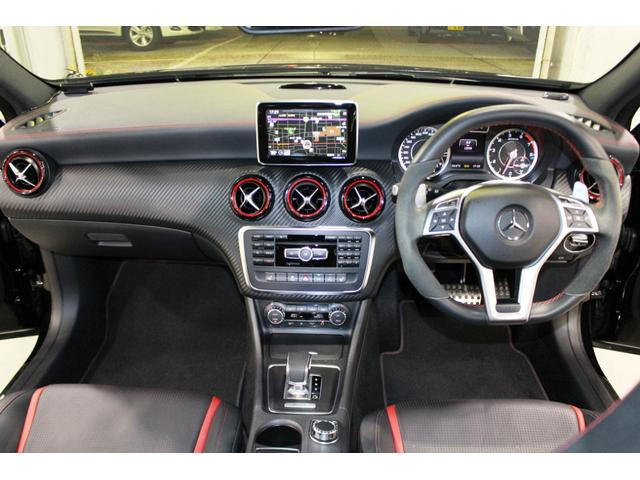 Ａクラス Ａ４５　ＡＭＧ　４マチック　エディション１★法人１オナ禁煙車　★ディーラーフルメンテ記録簿Ｈ２８／８－Ｒ６／８迄全６枚★２．０ＤＯＨＣターボ☆ＡＭＧスピードシフトＤＣＴ★外装レッド加飾＆専用ストライプデカール★マットブラック１９ＡＷ☆レーダーセーフティＰ★ＥＴＣ（14枚目）