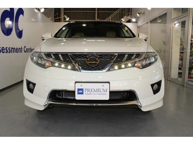 ムラーノ 350XV FOUR☆後期型☆純正フルエアロ・ガラスルーフ インパル検対マフラー・TEIN車高調(電動減衰力コントローラ付)☆パーソナルドライビングポジションメモリ・パワーバックドア・BOSEサウンド☆ベージュ革電動シートヒーター純ナビTV・B/SカメラETC(2枚目)