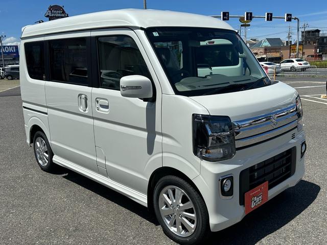 エブリイワゴン ＰＺターボスペシャル　・届出済未使用車・両側パワースライドドア・シートヒーター（運転席）・フルフラット（ベンチシート）・オートステップ（助手席側）・スペアキー２個・フロアマット／バイザー付き（7枚目）