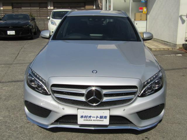 Ｃクラスステーションワゴン Ｃ２００　ステーションワゴン　スポーツ本革仕様　レーダーセーフティ＆ＡＭＧスポーツパッケージ　革パワーシート　シートヒーター　ナビ　ＴＶ　バックカメラ　ＢＴ　ＵＳＢ　ＥＴＣ　キーレスゴー　ディストロニック・レーンキープアシスト・アダプティブクルーズ（2枚目）