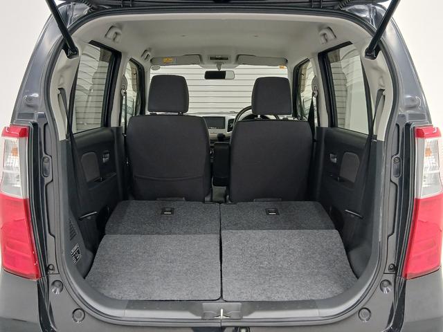 ワゴンＲ ＦＸリミテッド　修復歴なし　社外ナビ（ＣＤ／フルセグ）　プッシュスタート　ＣＶＴ　オートエアコン　ＥＴＣ　アイドリングストップ　純正アルミホイール　チルトステアリング　シートリフター　電動格納ミラー（23枚目）