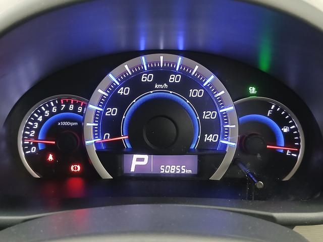 ワゴンＲ ＦＸリミテッド　修復歴なし　社外ナビ（ＣＤ／フルセグ）　プッシュスタート　ＣＶＴ　オートエアコン　ＥＴＣ　アイドリングストップ　純正アルミホイール　チルトステアリング　シートリフター　電動格納ミラー（34枚目）