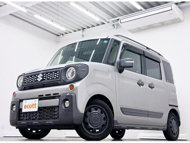 スペーシアギア ハイブリッドXZ ターボ 修復歴なし 衝突被害軽減ブレーキ シートヒーター(運転席+助手席) 純正ナビ(CD/DVD/Bluetooth/フルセグ) プッシュスタート オートミラー サイドエアバッグ CVT オートエアコン(2枚目)