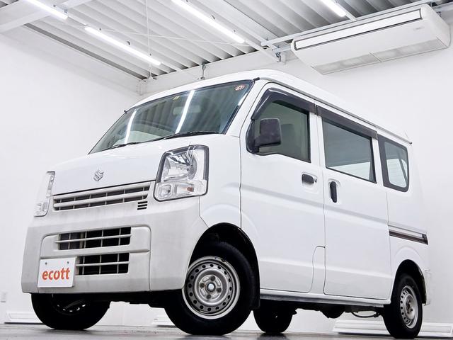 エブリイ PA 修復歴なし 純正オーディオ(FM/AM) 手動ミラー 5AGS Wエアバッグ マニュアルエアコン ハロゲンヘッドライト 両側スライドドア レベライザー 板カギ パワーステアリング マット バイザー(2枚目)