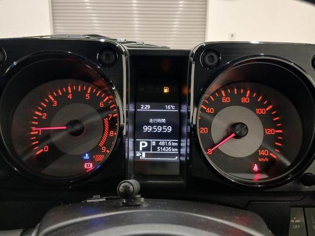 ジムニー ＸＧ　修復歴なし　衝突被害軽減ブレーキ　車線逸脱警報　ヒルディセントコントロール　純正ナビ（ＣＤ／ＤＶＤ／Ｂｌｕｅｔｏｏｔｈ／フルセグ）サイドエアバッグ　ＥＴＣ　チルトステアリング　トラクションコントロール（6枚目）