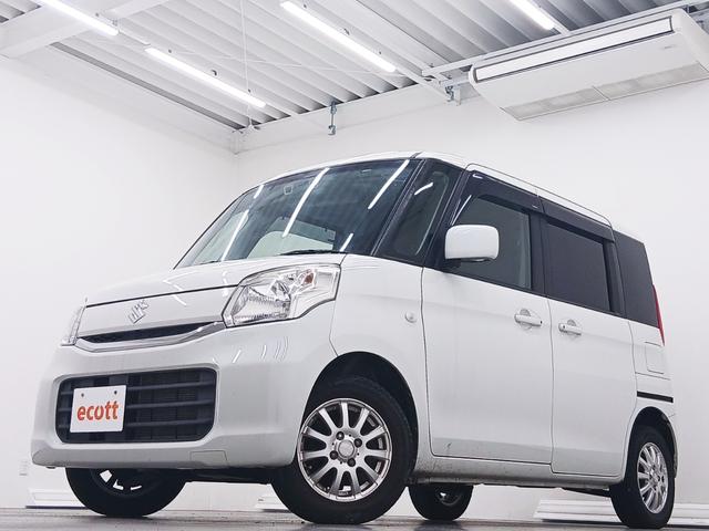 スペーシア Ｘ　修復歴なし　ロールサンシェード　ＥＴＣ　プッシュスタート　オートエアコン　社外ナビ（ＣＤ／ＤＶＤ／Ｂｌｕｅｔｏｏｔｈ／フルセグ）アイドリングストップ　衝突被害軽減ブレーキ　シートヒーター（運転席）（2枚目）