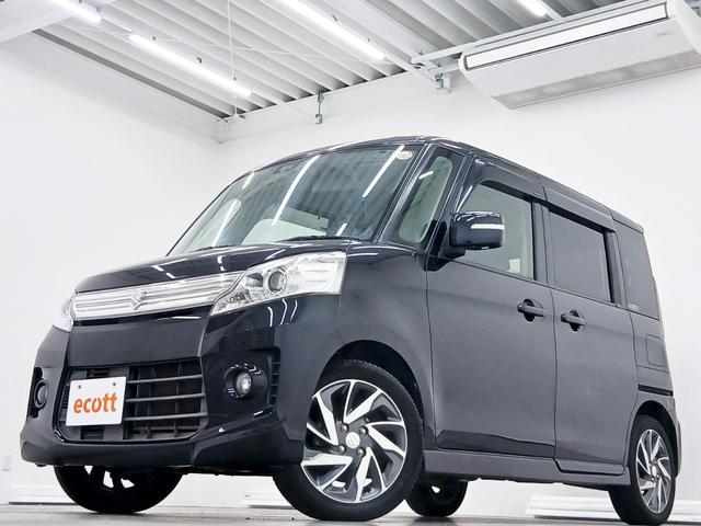 スペーシアカスタム ＴＳ　修復歴なし　ロールサンシェード　社外ナビ　オーバーヘッドコンソール　イージークローザー　衝突被害軽減ブレーキ　両側パワースライドドア　アイドリングストップ　オートライト　ＥＴＣ　オートミラー（2枚目）