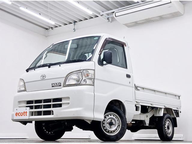 ピクシストラック スペシャル　修復歴なし　純正オーディオ（ＦＭ／ＡＭ）　ＡＴ（３速）　手動ミラー　マニュアルエアコン　ＥＴＣ　ハロゲンヘッドライト　レベライザー　板カギ　マット　バイザー　工具　パワーステアリング（2枚目）