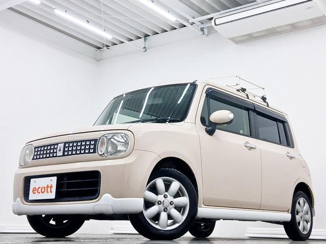 アルトラパン １０ｔｈアニバーサリーリミテッド　修復歴なし　社外ナビ（ＣＤ／ＤＶＤ／Ｂｌｕｅｔｏｏｔｈ／フルセグ）　プッシュスタート　ＣＶＴ　オートエアコン　ＬＥＤヘッドライト　シートヒーター（運転席）　純正アルミホイール　チルトステアリング（2枚目）