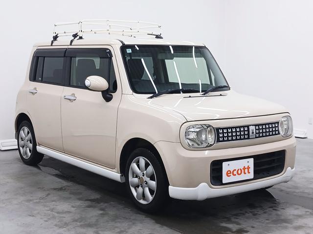 アルトラパン １０ｔｈアニバーサリーリミテッド　修復歴なし　社外ナビ（ＣＤ／ＤＶＤ／Ｂｌｕｅｔｏｏｔｈ／フルセグ）　プッシュスタート　ＣＶＴ　オートエアコン　ＬＥＤヘッドライト　シートヒーター（運転席）　純正アルミホイール　チルトステアリング（7枚目）