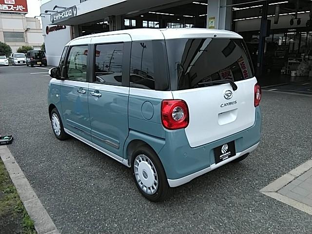 ムーヴキャンバス ストライプスＧターボ　両側電動スライド　キーレス　エアバッグ　オートマ　フル装備　衝突被害軽減システム　バックカメラ　スマートキー　オートクルーズコントロール　シートヒーター（18枚目）