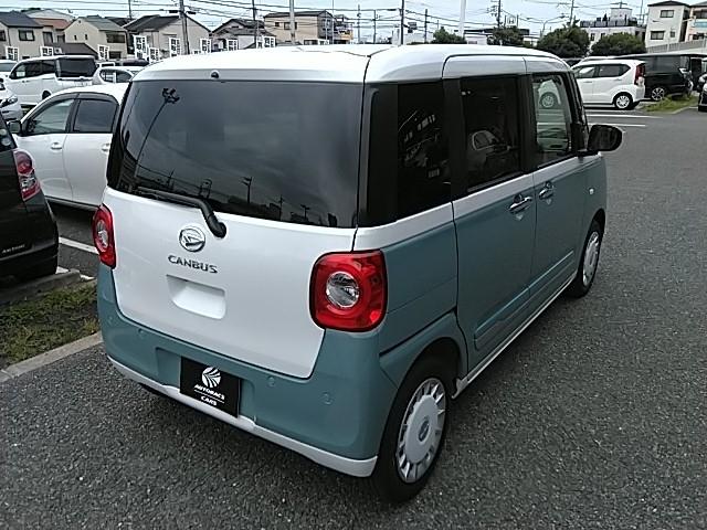 ムーヴキャンバス ストライプスＧターボ　両側電動スライド　キーレス　エアバッグ　オートマ　フル装備　衝突被害軽減システム　バックカメラ　スマートキー　オートクルーズコントロール　シートヒーター（19枚目）