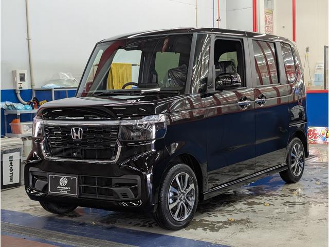Ｎ－ＢＯＸカスタム ベースグレード　届出済未使用車　ホンダセンシング　ＬＥＤヘッドライト　バックカメラ　左側パワースライドドア　ホンダコネクトＦＯＲギャザーズ　ナビ装着用スペシャルパッケージ　前席シートヒーター　オートリトラミラー（8枚目）