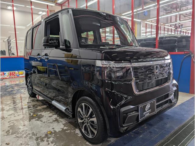 Ｎ－ＢＯＸカスタム ベースグレード　届出済未使用車　ホンダセンシング　ＬＥＤヘッドライト　バックカメラ　左側パワースライドドア　ホンダコネクトＦＯＲギャザーズ　ナビ装着用スペシャルパッケージ　前席シートヒーター　オートリトラミラー（10枚目）