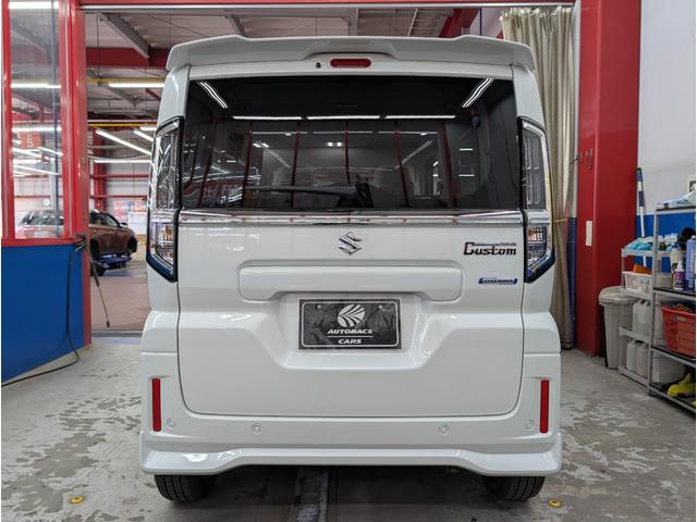 スペーシアカスタム ハイブリッドＸＳターボ　届出済未使用車　スズキセーフティサポート　アダプティブクルーズコントロール　ＬＥＤヘッドライト　コーナーセンサー　オートライト　ターボ車　パドルシフト　ヘッドアップディスプレイ　ステアリングヒーター（11枚目）