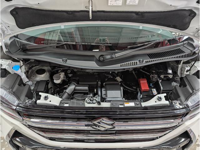 スペーシアカスタム ハイブリッドＸＳターボ　届出済未使用車　スズキセーフティサポート　アダプティブクルーズコントロール　ＬＥＤヘッドライト　コーナーセンサー　オートライト　ターボ車　パドルシフト　ヘッドアップディスプレイ　ステアリングヒーター（28枚目）