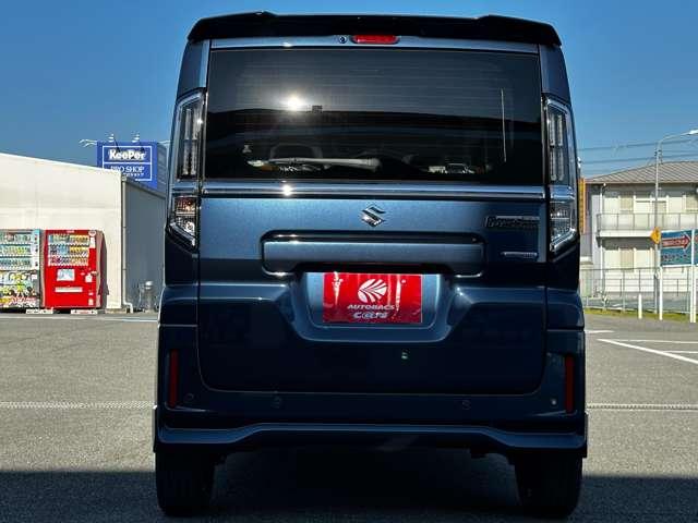 スペーシアカスタム ハイブリッドＸＳターボ　届出済未使用車　スズキセーフティサポート　パドルシフト　スリムサーキュレーター　両側パワースライドドア　ステアリングヒーター　運転席・助手席シートヒーター　本革巻ステアリングホイール　１５インチアルミ（61枚目）