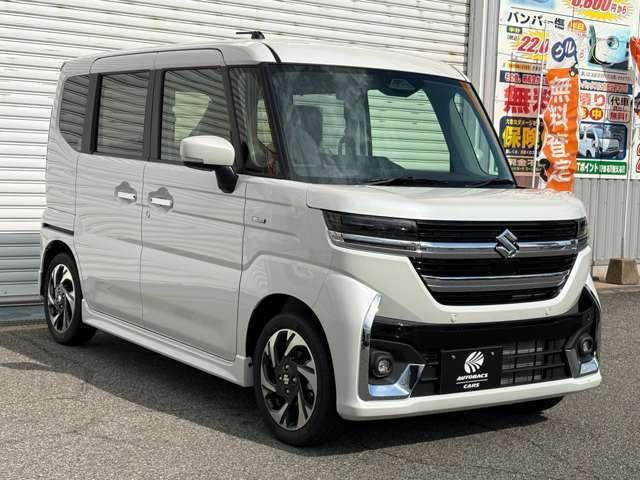 スペーシアカスタム ハイブリッドＸＳターボ　届出済未使用車　両側パワースライドドア　スズキセーフティサポート　電動パーキングブレーキ　ブレーキホールド　ＬＥＤヘッドライト・フォグランプ　オットマン　スリムサーキュレーター　ＵＳＢ電源ソケット（25枚目）