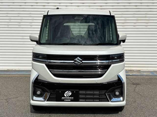 スペーシアカスタム ハイブリッドＸＳターボ　届出済未使用車　両側パワースライドドア　スリムサーキュレーター　オットマン　スズキセーフティサポート　電動パーキングブレーキ　ブレーキホールド　ヘッドアップディスプレイ　ステアリングヒーター（2枚目）