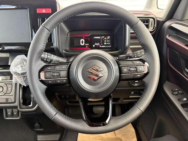 スペーシアカスタム ハイブリッドＸＳターボ　届出済未使用車　両側パワースライドドア　スリムサーキュレーター　オットマン　スズキセーフティサポート　電動パーキングブレーキ　ブレーキホールド　ヘッドアップディスプレイ　ステアリングヒーター（18枚目）