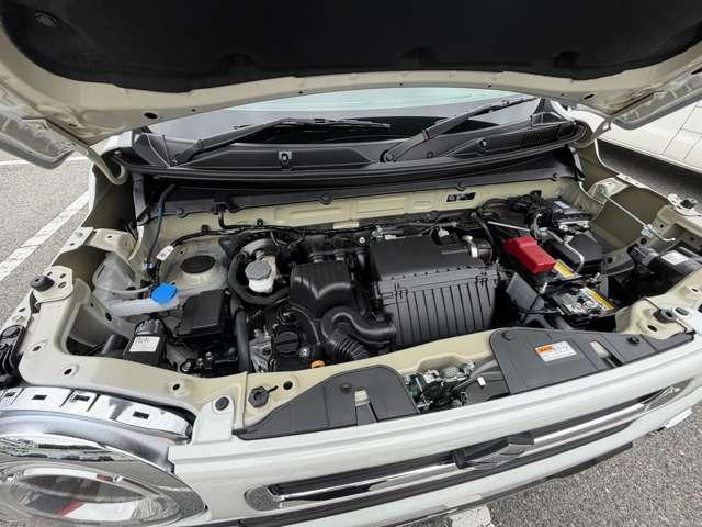 ハスラー ハイブリッドＸ　届出済未使用車　スズキセーフティサポート　衝突被害軽減ブレーキ　ＬＥＤヘッドライト　ＬＥＤフォグ　スマートキー　プッシュスタートシステム　前席シートヒーター　１５インチアルミホイル　電動格納ドアミラー（26枚目）