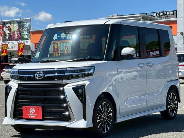 タント カスタムＲＳ　届出済未使用車　衝突被害軽減ブレーキ　スマートキー２本　ターボ　両側パワースライドドア　ＬＥＤヘッドライト　ＬＥＤフォグ　オートエアコン　シートヒーター　１５インチアルミホイール電動パーキングブレーキ（15枚目）
