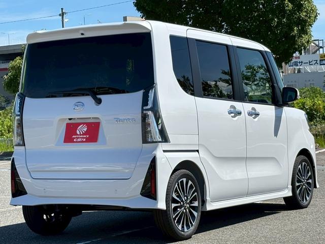 タント カスタムＲＳ　届出済未使用車　衝突被害軽減ブレーキ　スマートキー２本　ターボ　両側パワースライドドア　ＬＥＤヘッドライト　ＬＥＤフォグ　オートエアコン　シートヒーター　１５インチアルミホイール電動パーキングブレーキ（19枚目）