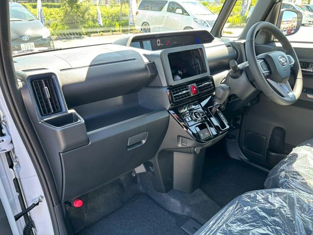 タント カスタムＲＳ　届出済未使用車　衝突被害軽減ブレーキ　スマートキー２本　ターボ　両側パワースライドドア　ＬＥＤヘッドライト　ＬＥＤフォグ　オートエアコン　シートヒーター　１５インチアルミホイール電動パーキングブレーキ（35枚目）