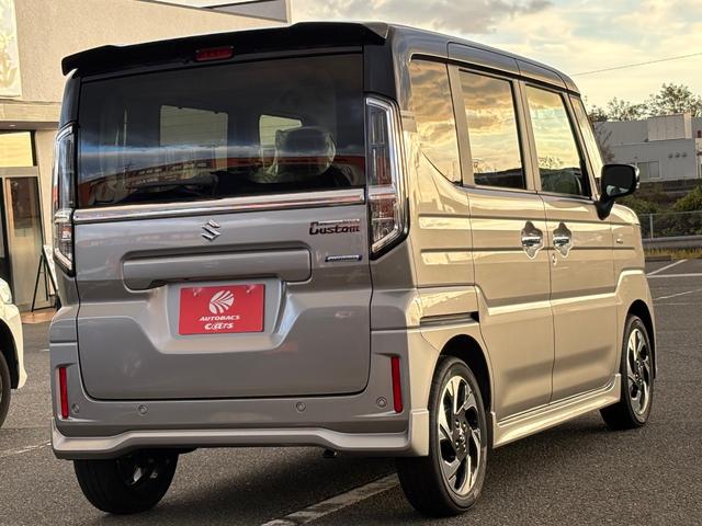 スペーシアカスタム ハイブリッドＸＳターボ　届出済未使用車　両側パワースライドドア　スズキセーフティサポート　電動パーキングブレーキ　ブレーキホールド　ＬＥＤヘッドライト　ＬＥＤフォグランプ　オットマン　スリムサーキュレーターＵＳＢ電源ソケット（15枚目）