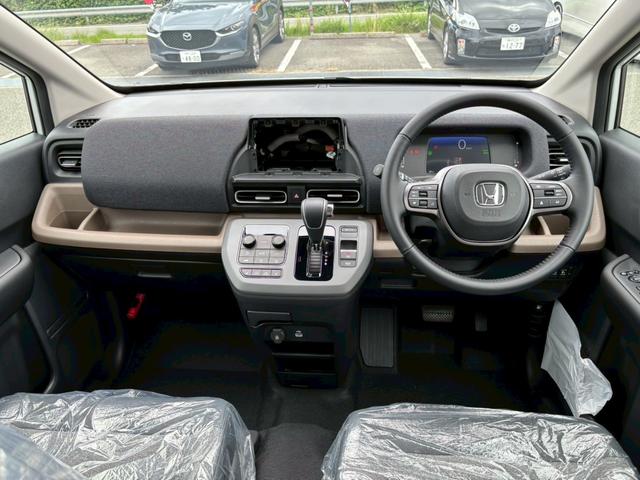 フリード e:HEVエアー EX 6人乗 登録済未使用車 衝突被害軽減ブレーキ 両側電動スライドドア LEDヘッドライト アダプティブクルーズ シートヒーター運転席助手席 ブラインドスポットモニター 15インチアルミ スマートキー2本(32枚目)