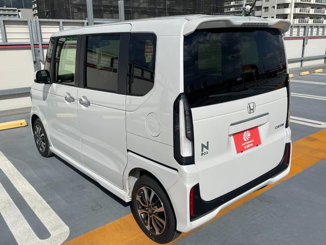 Ｎ－ＢＯＸカスタム ベースグレード　届出済未使用車　ホンダセンシング　ＬＥＤヘッドライト　左側パワースライドドア　１４インチアルミホイール　前席シートヒーター　アクティブクルーズコントロール　バックカメラ　スマートキー　プッシュスタート（15枚目）