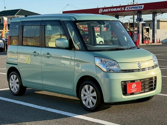 スペーシア X スズキセーフティーサポート プッシュスタート 片側パワースライドドア ヘッドランプレベライザー 電動格納ドアミラー 衝突軽減ブレーキ 車両安定制御装置(11枚目)