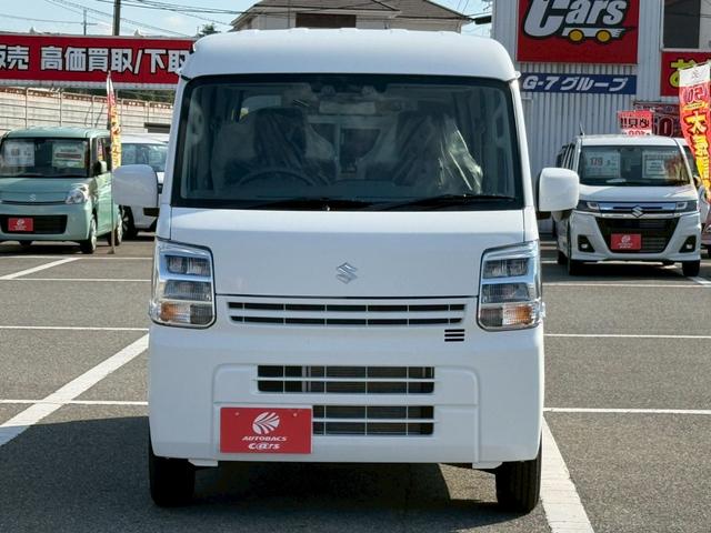 エブリイ PC 届出済未使用車 スズキセーフティサポート スライドドア キーレスエントリー オーバーヘッドシェルフ オートライト USB電源ソケット 純正セキュリティー フロントパワーウィンド(10枚目)