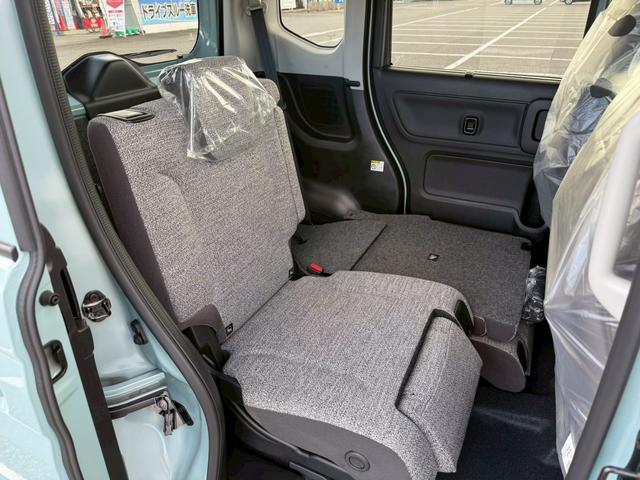 スペーシア ハイブリッドＸ　届出済未使用車　スズキセーフティサポート　ＬＥＤヘッドライト　両側パワースライドドア　運転席・助手席シートヒーター　パーソナルテーブル　サーキュレーター　オットマン（57枚目）