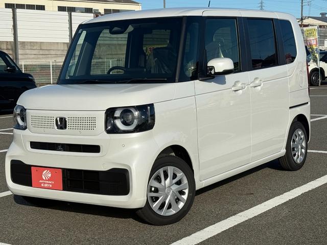 Ｎ－ＢＯＸ ベースグレード　届出済未使用車　ホンダセンシング　リア左側パワースライドドア　運転席・助手席シートヒーター　ＬＥＤヘッドライト　スマートキー　プッシュスタート　ＵＳＢ電源ソケット（3枚目）