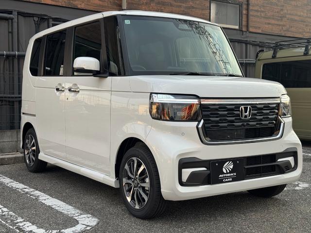 Ｎ－ＢＯＸカスタム ベースグレード　届出済未使用車／ホンダセンシング／左側パワースライドドア／ＬＥＤヘッドライト／運転席．助手席シートヒーター／オーディオレス／アダプティブクルーズコントロール（6枚目）