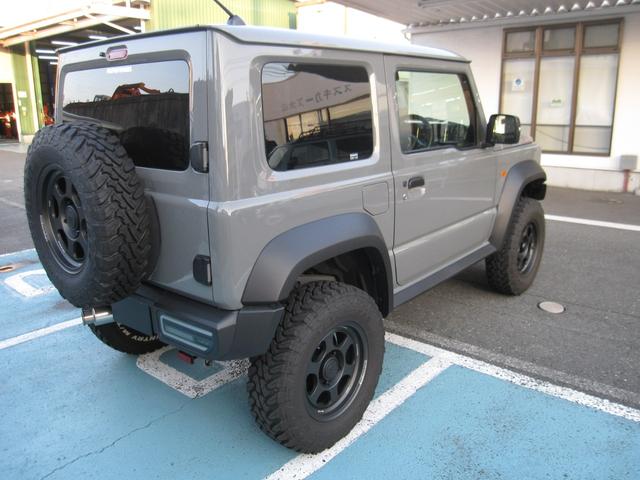 ジムニーシエラ JC 1オーナー 禁煙車 ピストンワークス2インチリフトアップキット TE37ホイール 16インチ5本 オープンカントリータイヤ アルパインシエラ専用9インチビッグX ハイブリッジファーストマフラー(31枚目)