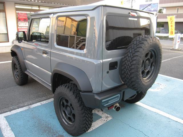 ジムニーシエラ JC 1オーナー 禁煙車 ピストンワークス2インチリフトアップキット TE37ホイール 16インチ5本 オープンカントリータイヤ アルパインシエラ専用9インチビッグX ハイブリッジファーストマフラー(33枚目)