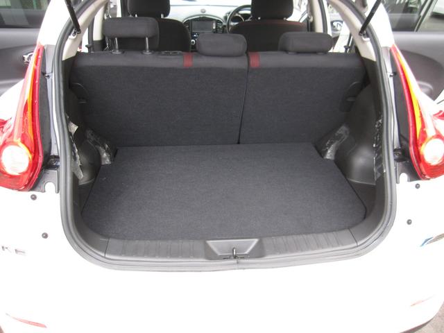 ジューク 15RX タイプV 1オーナー 禁煙車 買取車両 純正ナビ フルセグテレビ Bluetooth DVDビデオ バックモニター 360℃ドライブレコーダー 純正17インチアルミ プッシュスタートシステム オートエアコン(16枚目)