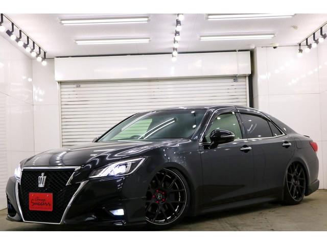 トヨタ クラウン アスリートｓ オプションフルエアロ 新品ｗｏｒｋレイバー２０インチ 新品タイヤ 新品ｔｅｉｎ車高調 9 8万円 平成27年 15年 大阪府 中古車 価格 Com