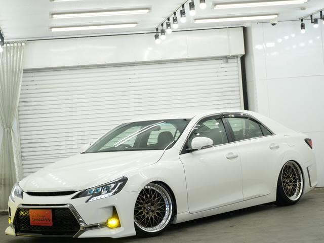 マークＸ ２５０Ｇ　リラックスセレクション　前後Ｇ’ｓバンパー／車高調／ＷＯＲＫ　ＶＳＸＶ１９インチＡＷ／ＢＲＡＳＨ３眼ヘッドライト／シーケンシャルウインカー／バックカメラ／Ｂｌｕｅｔｏｏｔｈ／ＥＴＣ／アンビエントライト／パワーシート（5枚目）