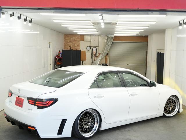 マークＸ ２５０Ｇ　リラックスセレクション　前後Ｇ’ｓバンパー／車高調／ＷＯＲＫ　ＶＳＸＶ１９インチＡＷ／ＢＲＡＳＨ３眼ヘッドライト／シーケンシャルウインカー／バックカメラ／Ｂｌｕｅｔｏｏｔｈ／ＥＴＣ／アンビエントライト／パワーシート（21枚目）