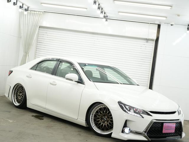 マークＸ ２５０Ｇ　リラックスセレクション　前後Ｇ’ｓバンパー／車高調／ＷＯＲＫ　ＶＳＸＶ１９インチＡＷ／ＢＲＡＳＨ３眼ヘッドライト／シーケンシャルウインカー／バックカメラ／Ｂｌｕｅｔｏｏｔｈ／ＥＴＣ／アンビエントライト／パワーシート（36枚目）